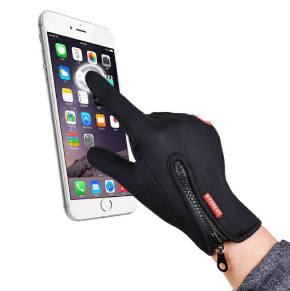 Touch screen sensing waterproof and windproof glov